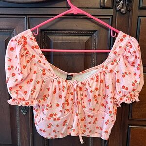 Floral crop top!